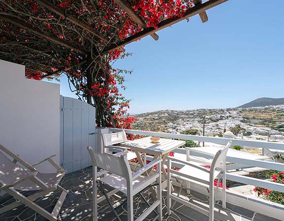 Large veranda with beautiful view